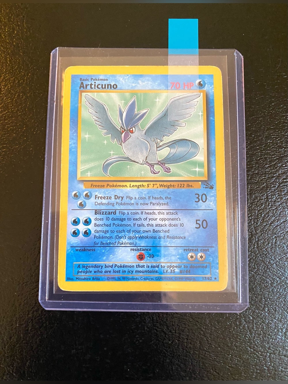 Articuno 17/62 Pokémon Card - Picture 8 of 8